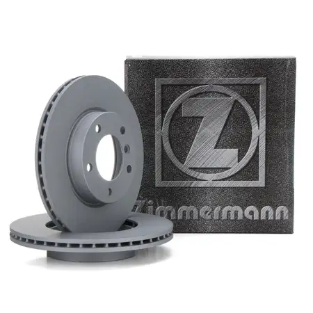 ZIMMERMANN Brake Disc Set for BMW 3 Series E36, E46, and Z3 E36 (Front)