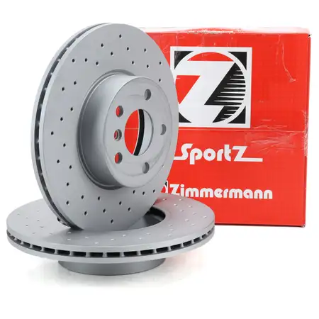 Zimmermann SPORT Bremsscheiben Satz f&uuml;r BMW 3er G20 G21 4er G22 ohne M-Sportbremse vorne
