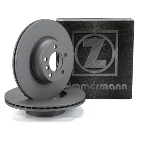 ZIMMERMANN Bremsscheiben Satz f&uuml;r BMW 2er F22 F23 3er F30 F31 F34 4er F32 F33 F36 vorne