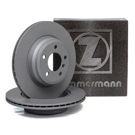 ZIMMERMANN Bremsscheiben Satz f&uuml;r BMW 3er F30 F31 F34 4er F32 F33 F36 hinten