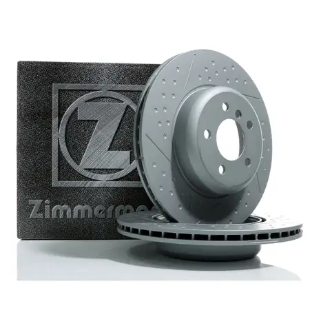 ZIMMERMANN Brake Disc Set for BMW 3 Series F30, F31, F34 and 4 Series F32, F33 with M Performance Rear