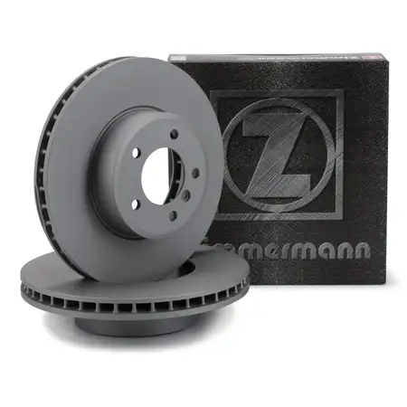 ZIMMERMANN Bremsscheiben Satz f&uuml;r BMW 5er E60 E61 6er E63 E64 vorne 34116864906