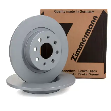 ZIMMERMANN Brake Disc Set for OPEL Adam, Corsa E, ABARTH/FIAT Punto 199_ (Rear)