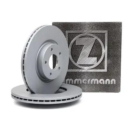 ZIMMERMANN Bremsscheiben Satz f&uuml;r FORD C-Max 1 2 Focus 2 3 Kuga 1 2 vorne