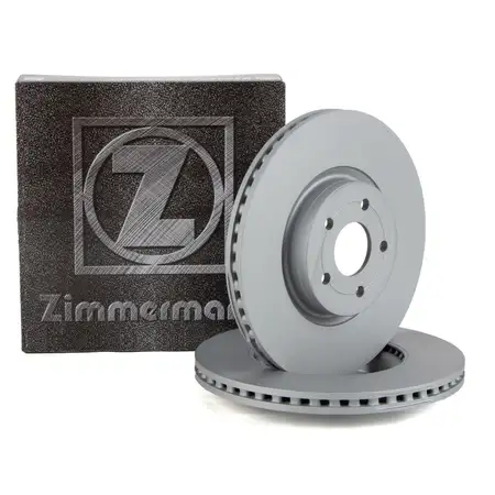 ZIMMERMANN Bremsscheiben Satz f&uuml;r FORD Focus 2 MK3 2.5 ST 3 MK3 Kuga 2 MK2 vorne