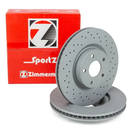 Zimmermann SPORT Bremsscheiben Satz f&uuml;r FORD Focus 4 MK4 ab 08.2018 vorne