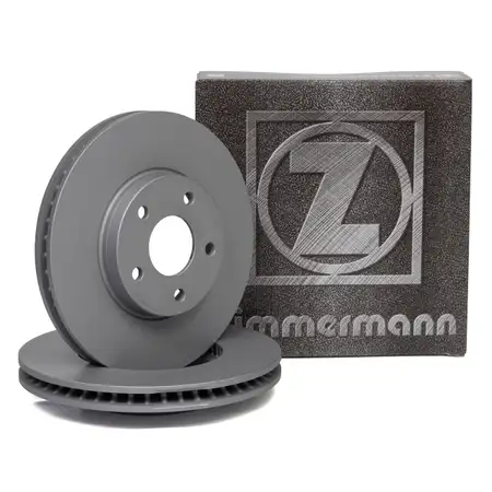 ZIMMERMANN Brake Disc Set for FORD Focus 4 MK4 (up to August 2018) &ndash; Front