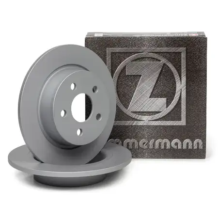 ZIMMERMANN Brake Disc Set for FORD Transit Connect V408 (Rear) 2279491
