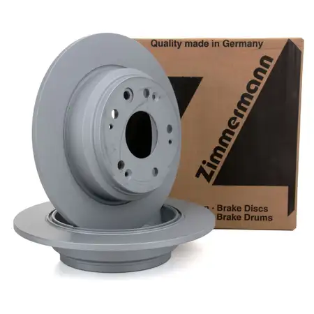 ZIMMERMANN Bremsscheiben f&uuml;r Honda Accord VII Tourer 2.0 2.4 2.2i-CTDi hinten