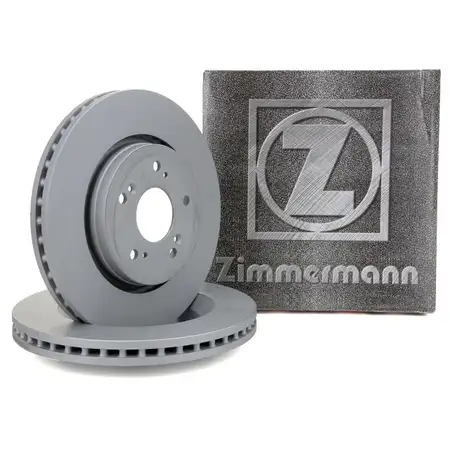 ZIMMERMANN Brake Disc Set for Honda CR-V III 2.0, 2.4, IV, 2.2 i-DTEC 4WD (Front)