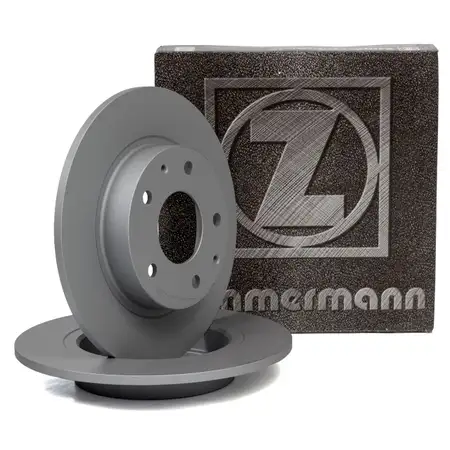 ZIMMERMANN Brake Discs for MAZDA 3 (BM) 1.5&ndash;2.0, 1.5D, 2.2D (2013&ndash;present) &ndash; Rear