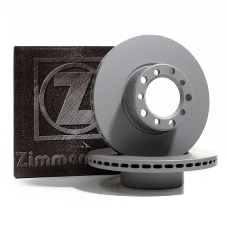 ZIMMERMANN Brake Disc Set for MERCEDES SL R107, 350SL C107, and 350SLC (up to July 1973) &ndash; Front