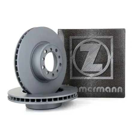 ZIMMERMANN Bremsscheiben Satz f&uuml;r MERCEDES S-Klasse W126 C126 vorne