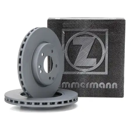 ZIMMERMANN Brake Disc Set for MERCEDES W202, W203, C208, A208, C209, W210, R170, R171 (Front)