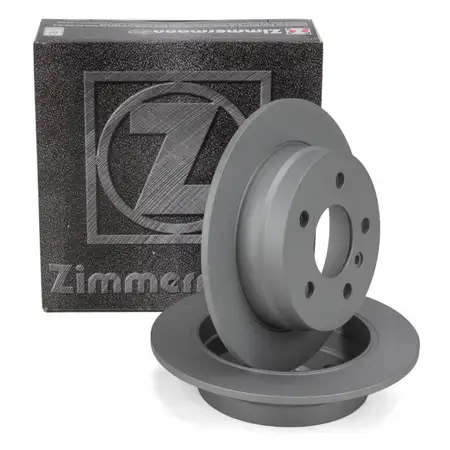 ZIMMERMANN Brake Disc Set for MERCEDES A-Class W169 and B-Class W245 (Rear) 1694230912