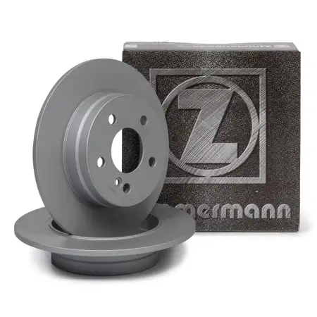 ZIMMERMANN Brake Disc Set for Mercedes C-Class W204 (without Sport Package) &ndash; Rear