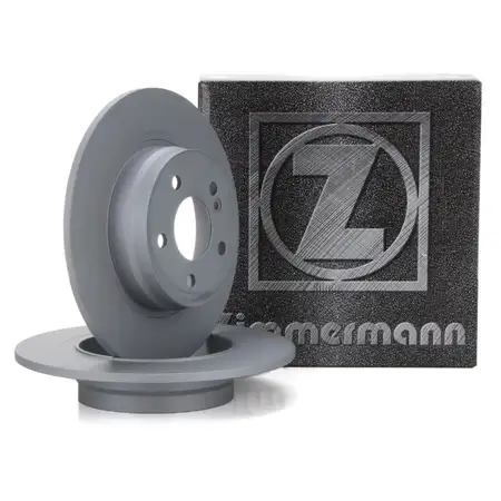 ZIMMERMANN Brake Disc Set for Mercedes C-Class W204 with Sport Package (Rear)