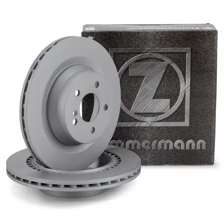 ZIMMERMANN Brake Disc Set for MERCEDES W211, W212, S212, C219, C218, X218 (Rear) 0004231112