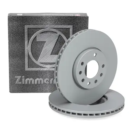 ZIMMERMANN Brake Disc Set for OPEL Vectra B, Calibra A, and Speedster (Front)