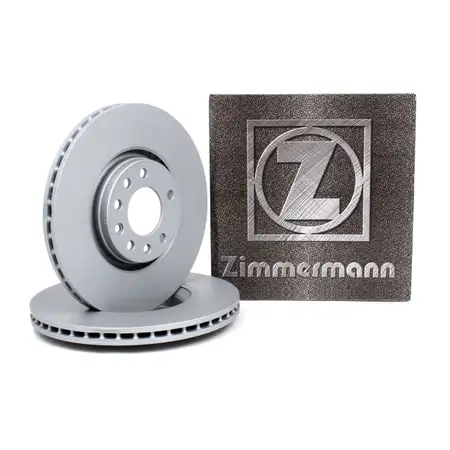 ZIMMERMANN Bremsscheiben Satz f&uuml;r OPEL Astra G H Corsa D E Zafira A B M13 vorne 95526651