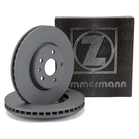 ZIMMERMANN Brake Disc Set for OPEL Insignia A POC J61 SAAB 9-5 YS3G 17-inch front