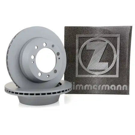 ZIMMERMANN Brake Disc Set for PORSCHE 924, 928, 4.5, 4.7 S, and 944 (up to 1987) &ndash; Rear &ndash; 94435204102