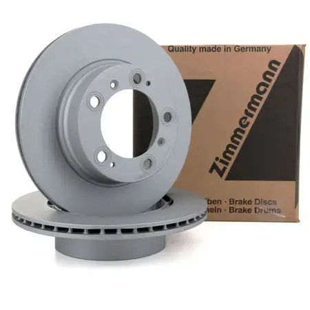 ZIMMERMANN Brake Disc Set for PORSCHE Boxster (986) 2.5, 2.7 (Rear) 98635240104