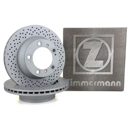 ZIMMERMANN Brake Disc Set for Porsche 911 (996, 997) 3.4/3.6 Carrera (rear)