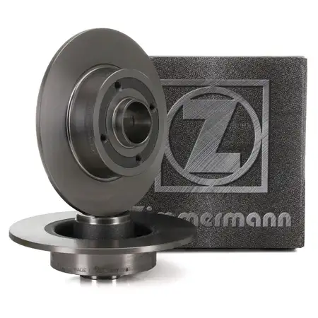 ZIMMERMANN Brake Discs for RENAULT CLIO 3, MEGANE 2, MODUS, TWINGO 2, WIND (Rear)
