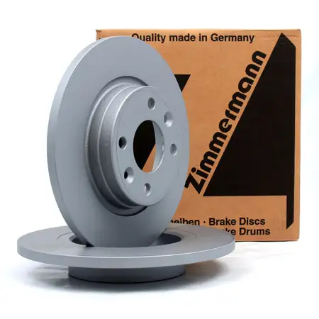 ZIMMERMANN Brake Discs for Renault Logan, Sandero, Twingo, and Smart ForTwo (Front)