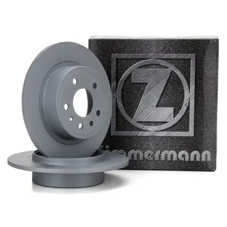 ZIMMERMANN Brake Disc Set for SAAB 9-5 YS3E (Vehicle ID No. X3025752 and up) &ndash; Rear