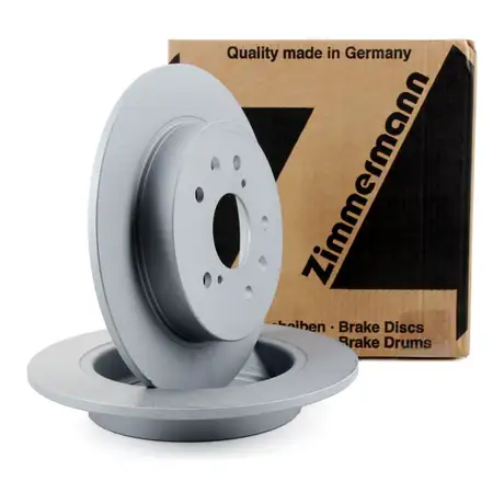 ZIMMERMANN Brake Disc Set for Suzuki Swift III 1.6 125 hp (model year 2006 and later) &ndash; rear