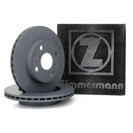 ZIMMERMANN Brake Discs for Toyota Yaris / Yaris Verso 1.0&ndash;1.5, 1.4d&ndash;4D (Front)