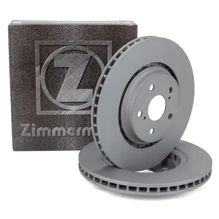 ZIMMERMANN Brake Disc Set for TOYOTA RAV 4 4 A4 17-inch LEXUS RX L2 (Front)