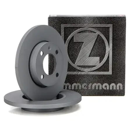 ZIMMERMANN Bremsscheiben Satz f&uuml;r VW Golf 1 2 3 Passat Vento AUDI 80 90 vorne