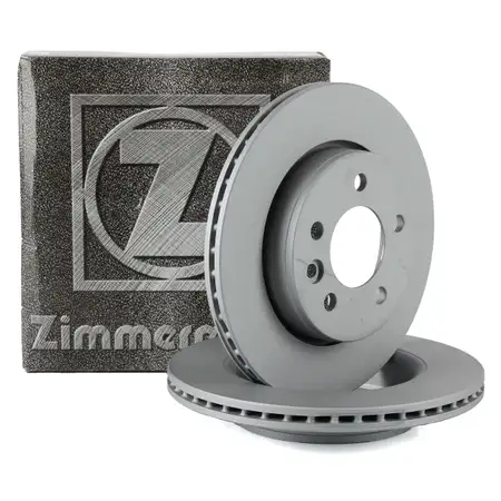ZIMMERMANN Brake Disc Set for VW Amarok PR-2E4 + Crafter SY SZ PR-1LA (Rear)