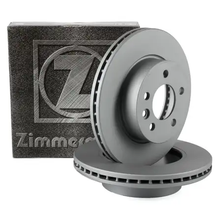 ZIMMERMANN Brake Discs for MAN TGE (UY, UZ) + VW CRAFTER (SY, SZ) 1LA/1LB (Front)