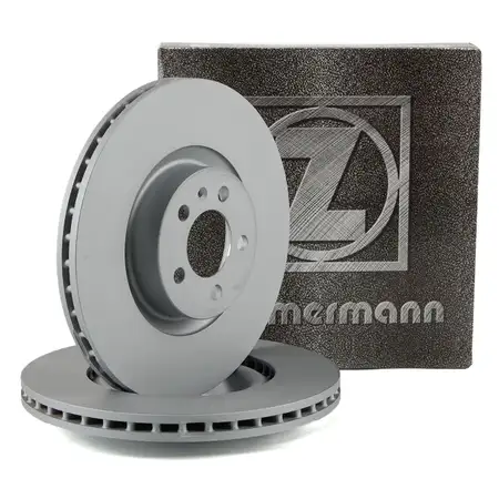 ZIMMERMANN Brake Disc Set for VW Polo 6 2.0 GTI PR-1ZB (model year AW-J-000 001 and later) &ndash; front