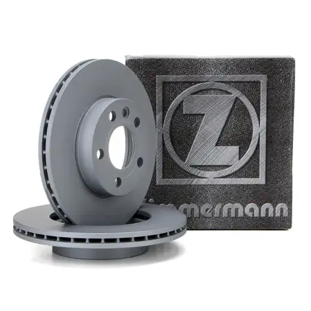 ZIMMERMANN Brake Disc Set for VW Transporter T4 15-inch PR-1LE/1LU (Front)