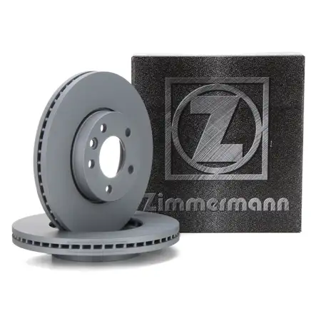 ZIMMERMANN Brake Disc Set for VW Multivan Transporter T5 T6 PR-2E3 (Front)