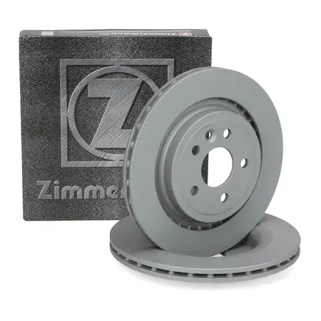 ZIMMERMANN 610.3715.20 Brake Disc Set for VOLVO S60 2, S80 2, V60 1, V70 3, XC70 2 (rear)