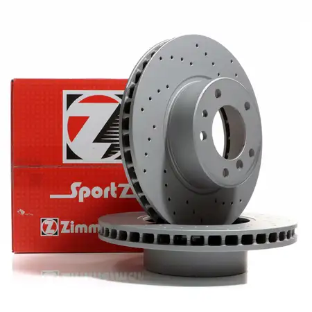 Zimmermann SPORT Bremsscheiben Satz f&uuml;r BMW 5er E34 540i 7er E32 730-750i vorne