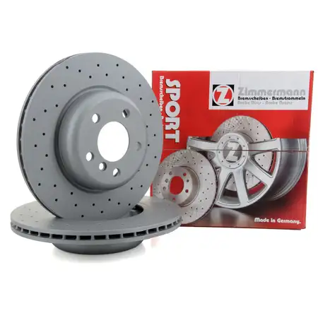 Zimmermann SPORT Bremsscheiben Satz f&uuml;r BMW 5er F10 F11 520-530i 518-525d vorne
