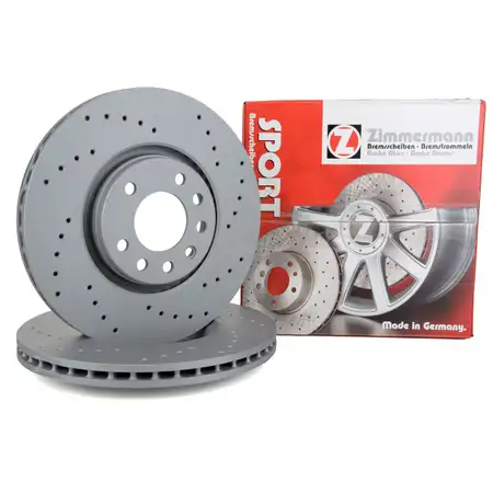 Zimmermann SPORT Bremsscheiben Satz f&uuml;r OPEL Astra G H Corsa D E OPC Zafira A B vorne