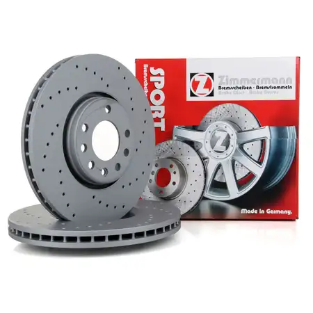 Zimmermann SPORT Bremsscheiben Satz f&uuml;r OPEL Signum Vectra C mit Sportpaket vorne