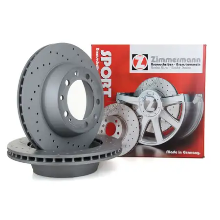Zimmermann SPORT brake discs for Audi RS2, Porsche 928 4.7, 5.0, 944 2.5T (Rear)
