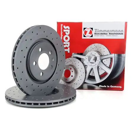 Zimmermann SPORT brake discs for VW Golf 3, Passat Vento 2.0 GTI, 2.8VR6 (Front)