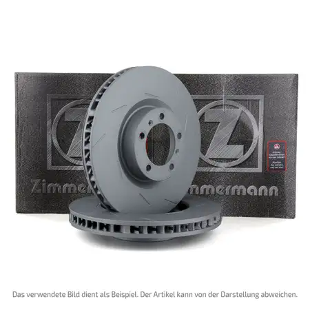 ZIMMERMANN Brake Disc Set for PORSCHE Panamera (971) PR-1LD/1LU (Front)