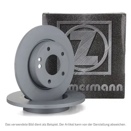 ZIMMERMANN Brake Disc Set for VW Transporter T4 PR-1LP 15-inch Front
