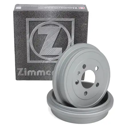ZIMMERMANN Bremstrommeln Satz f&uuml;r VW Polo 4 5 Fox AUDI Ibiza 3 4 Fabia 1 hinten 6Q0609617